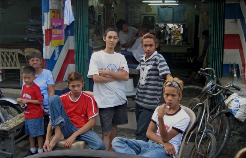 Barber shop hangout