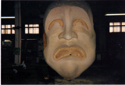 Tragedy Giant Mask (carved foam)