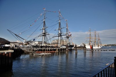 Boston harbour (USS Constitution)