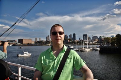 Me at the Boston harbour
