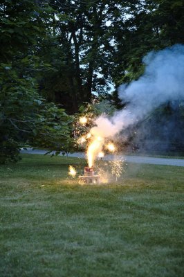 4th of July fireworks in Pepperell