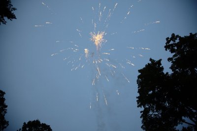 4th of July fireworks in Pepperell