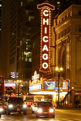 ChicagoIL Chicago Theater Sign 11-27-09 604 PM.JPG