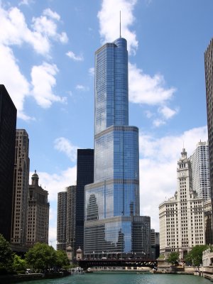 ChicagoIL The Trump Tower 6-29-10 1229 PM.JPG