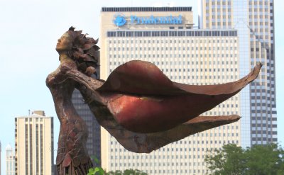 ChicagoIL Mermaid Flower Statue 8-18-11 404 PM Close Up.jpg