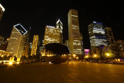 ChicagoIL The Bean City Skyline 8-18-11 942 PM.JPG