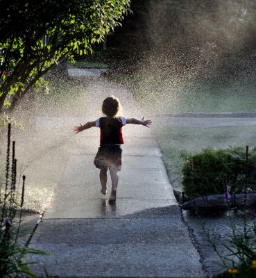 Remember Running Through the Sprinkler on a Hot Summer Night?