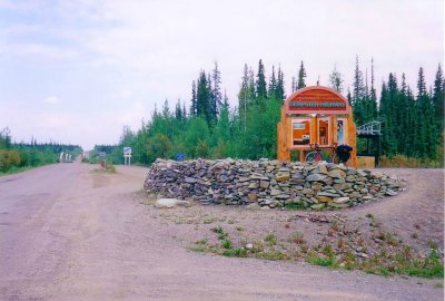 Beginning of the Dempster Highway