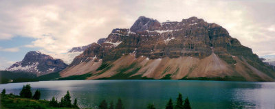 The Crowfoot Glacier and Bow Lake