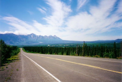 Haines Highway near Haines Junction