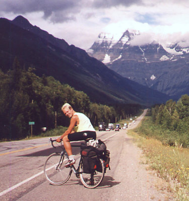 Me in front of Mount Robson