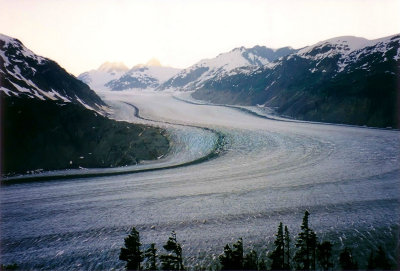 Salmon Glacier from the summit of Salmon Glacier Road