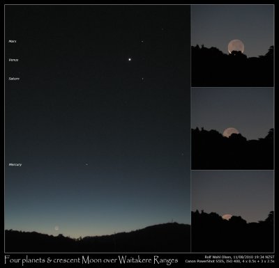 Conjunction viewed from Lower Nihotupo Dam