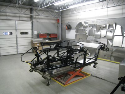 Final chassis stage before shipment