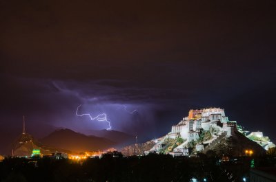 Lighting Up The Potala Palace