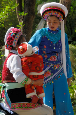 A White Tribe Mother and Baby