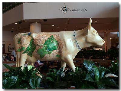 Emmy, the Emerald Necklace Cow - Dawn Evans Scaltreto