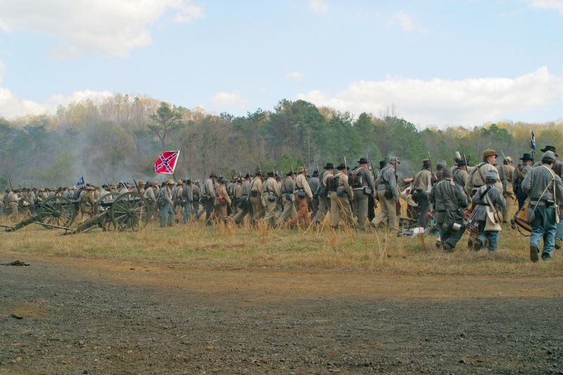 Confederate Assault at Bridgeport, Alabama