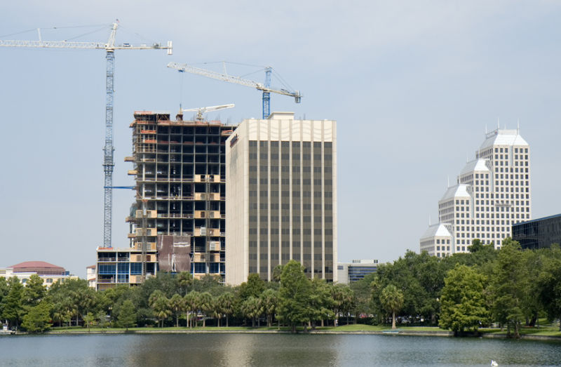 Orlando Skyline from Lake Eola