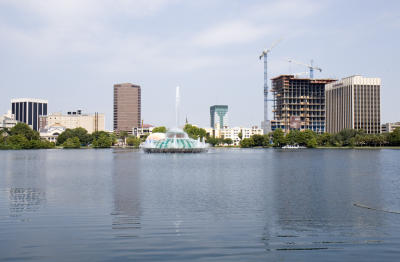 Orlando Skyline from Lake Eola