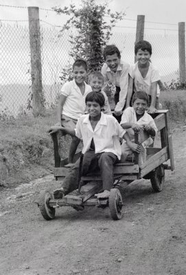 Boys on a Cart