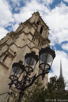 Notre Dame and Lamp