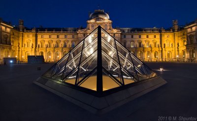 Symmetry of Louvre