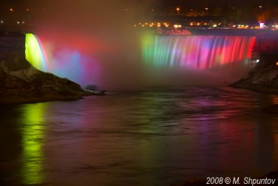 Canadian Falls Illumination