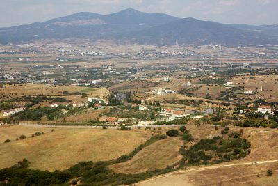 Typical Greec Macedonian landscape
