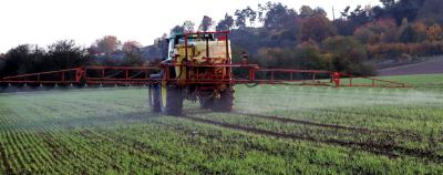 Fall Tractor Spraying