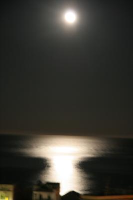 Moonlight Path on the Ocean