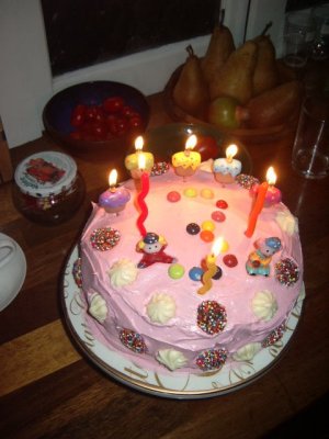 Saskia's 3rd Birthday - cake made to order