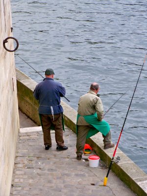 Fishing in the Seine