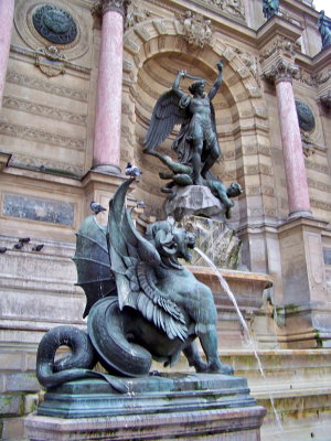 Place Saint-Michel Fountain
