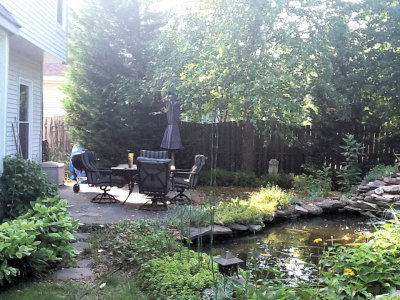 Koi Ponds and Patio