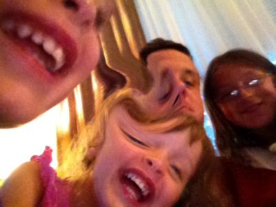 Twins & Daddy & Cousin Kaleigh