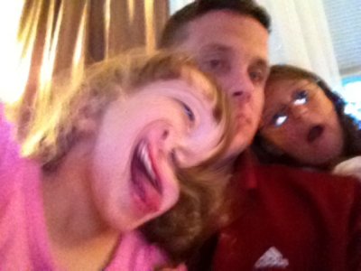 Twins & Daddy & Cousin Kaleigh