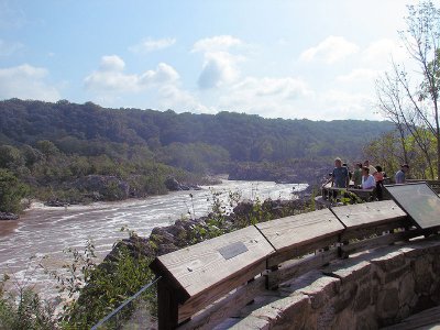Great Falls - looking down River