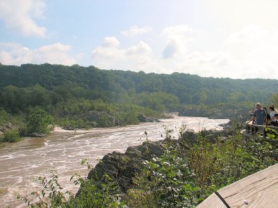 Great Falls - looking down River
