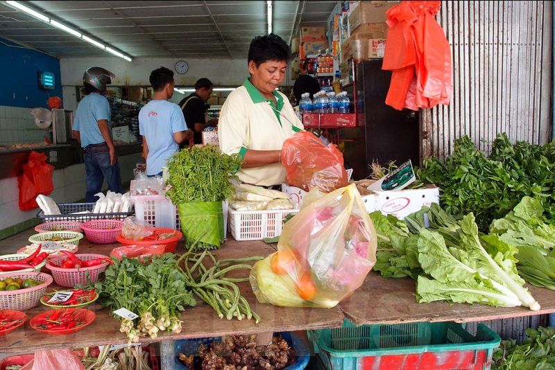 Vegetable seller