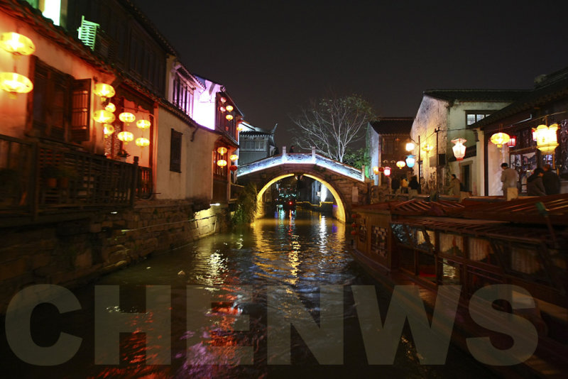 Grand Canal in Suzhou, China oldest waterway.