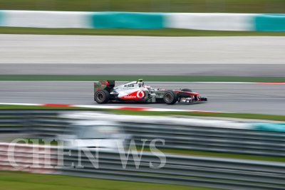 Vodafone McLaren Mercedes' Jenson Button