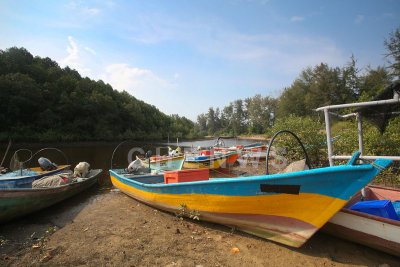 Fishermen boats, Kg Sungai Ular