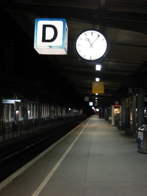 Waiting for midnight train