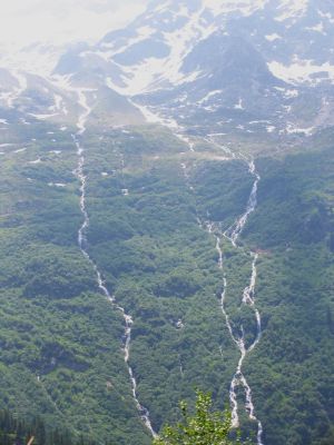 Waterfalls in The Alps