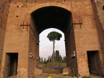 Entrance of Domus Flavia, Palatino