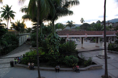 Copan Plaza from hotel room