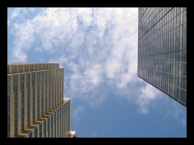 Looking up on Union Street