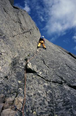 Heading up the last pitch of the Priest