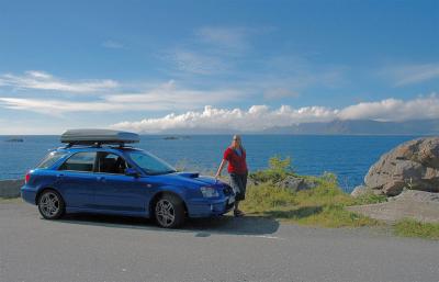 The view south from Henningsvaer, Lofoten